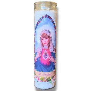Taylor Swift St. Taylor Tall Jar Candle Humor Funny Swiftie Gift. NEW.